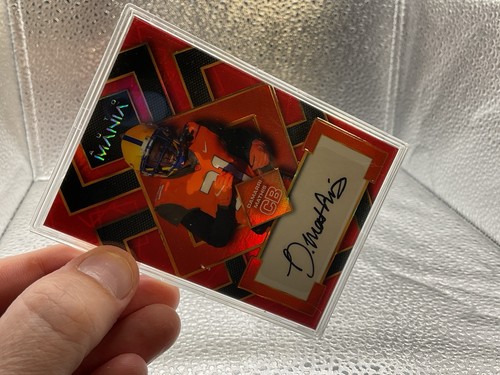 2022 Wild Card Auto Mania Damarri Mathis Rookie Autograph - Picture 5 of 5