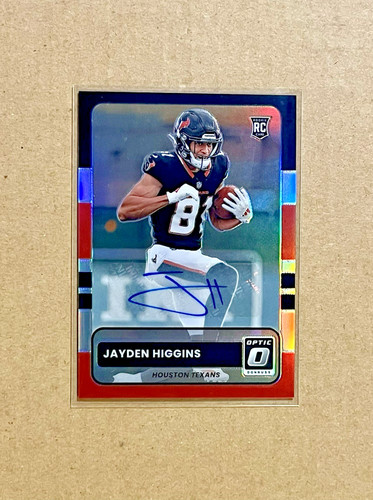 2025 Donruss Optic Jayden Higgins Base (RAW)