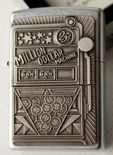 2002 ZIPPO LIGHTER JACK POT SURPRISE MILLION DOLLAR MACHINE MADE IN USA NEW !