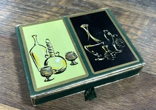 Vintage Congress Playing Cards Cel-U-Tone Finish, Completed Set