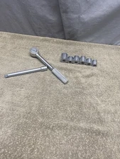 S-K TOOLS 3/8" DRIVE RATCHET SOCKET WRENCH  45170 WITH EXTRAS