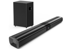 Barra de sonido 100W con subwoofer 5.25, Blue...