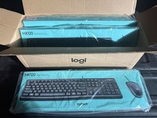 Logitech MK120 Wired Keyboard  Mouse Combo Lot of 7 Brand New Sealed Bundle