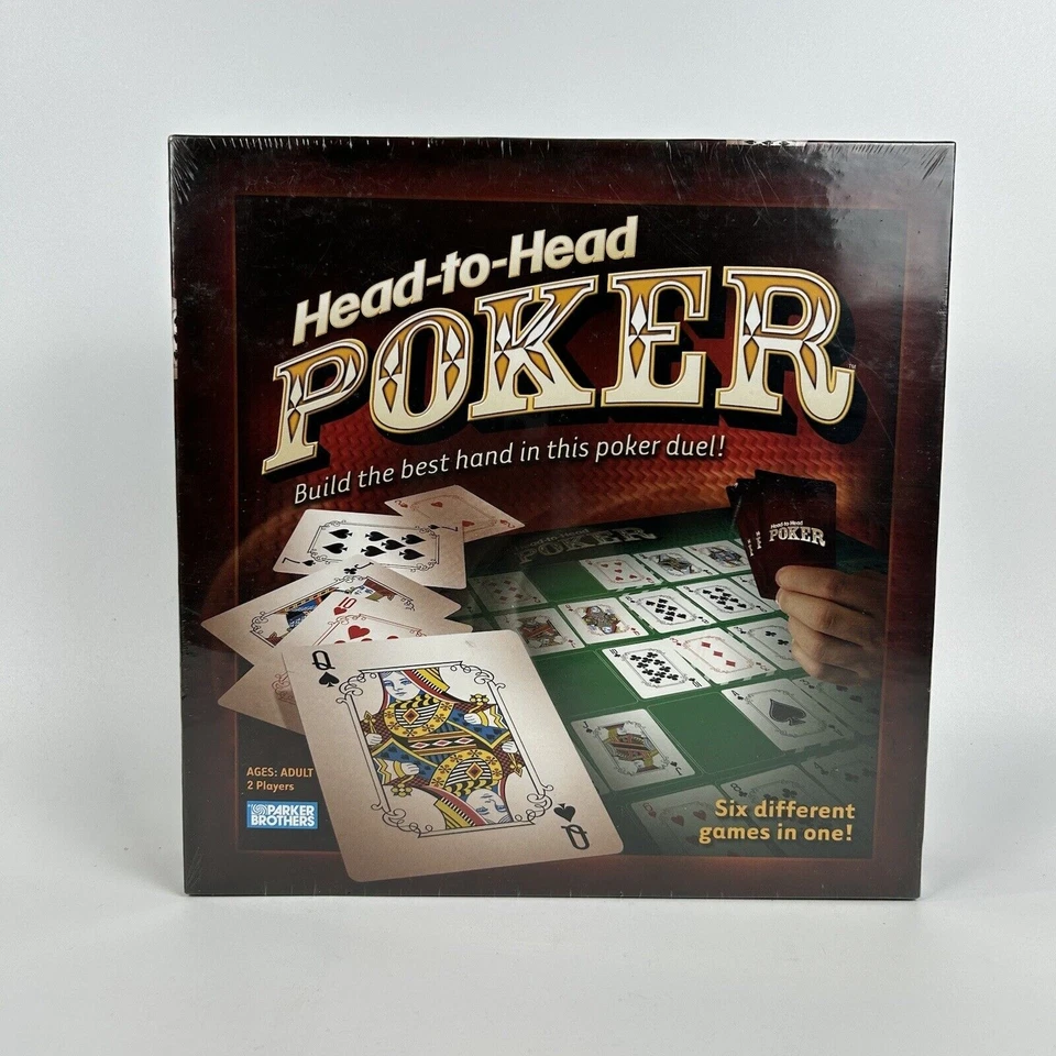 Head-to-Head Poker Card Board Game 2005 Parker Brothers Brand New Factory Sealed - Image 3 of 4