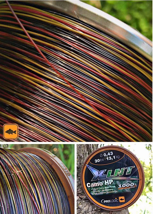 PROLOGIC XLNT HP 1000MT CARPFISHING LINE FILO MULINELLO NYLON CARPA FISHING REEL - Immagine 2 di 2
