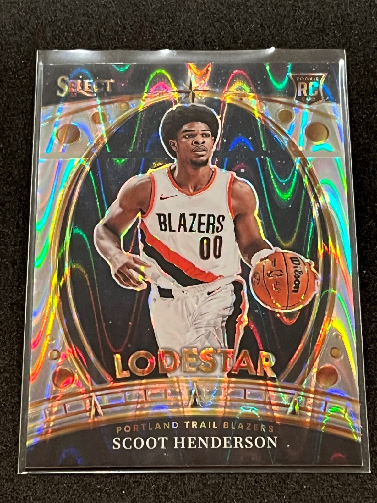 2023-24 Panini Select Basketball Scoot Henderson Lodestar Tectonic Prizm #1