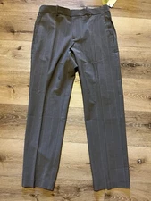 Perry Ellis Portfolio Modern Fit Stretch Resolution Dress Pants Blue Tan