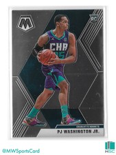 PJ Washington Jr 2019-20 Panini Mosaic Base Prizm Rookie RC #213 Hornets