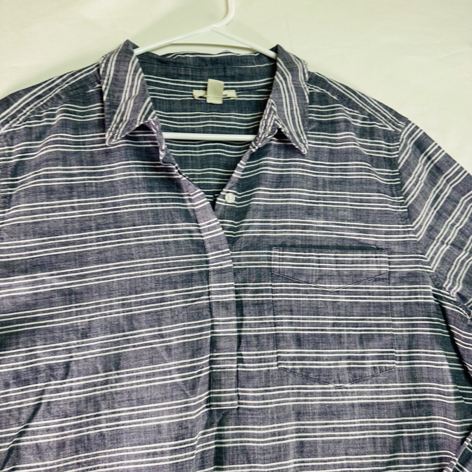 Goodthreads Blue Ticking Pullover Long Sleeve Hor… - image 5