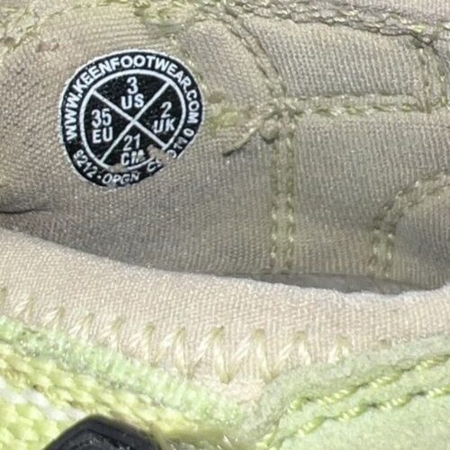 Scarpe da trekking Keen verdi con corda comode mamma figlia donna taglia 3 US