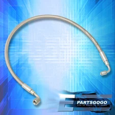 24" T3 T4 T3/T4 Stainless Steel Braided Hose Turbo Charger Oil Feed Send Line