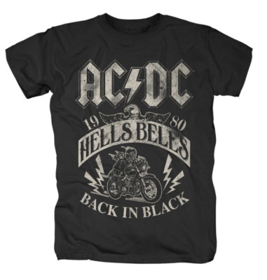 HELLS BELLS 1980 - AC/DC TSHIRT TEE Size L NEW