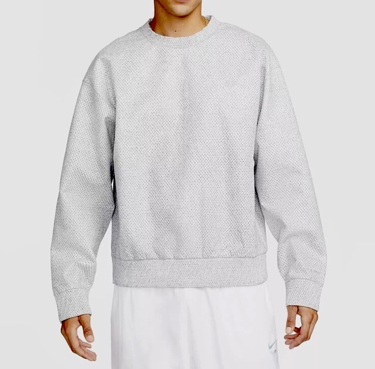 nike woven crew neck