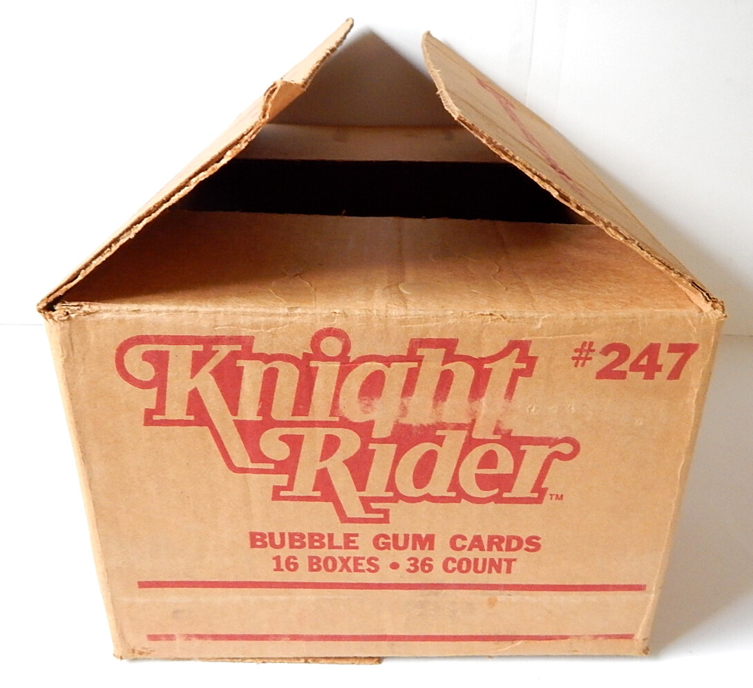 1982 Donruss Knight Rider Trading Card Empty Wax Box Case #247 | eBay