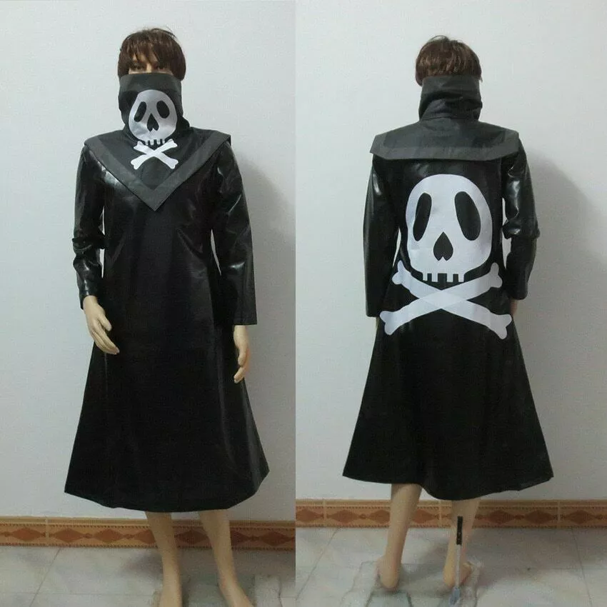 Hunter X Hunter Feitan Anime Cosplay Costume black coat men and