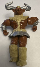 POWER RANGERS SLASH & BLOCK MINOTAUR Evil Space Alien Figure Bandai 1994 Vintage