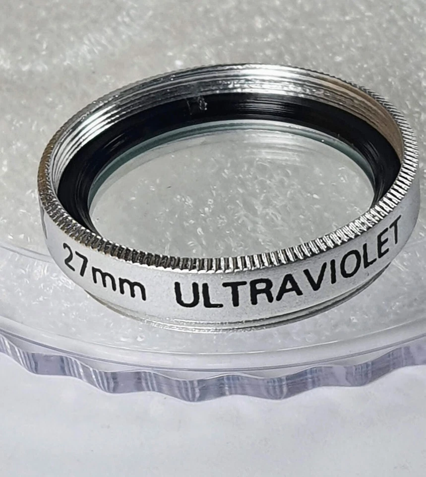 27mm UV Lens Glass Protection Filter Guard Safety Protector 27UV Circular Sunpak - Image 2 of 4