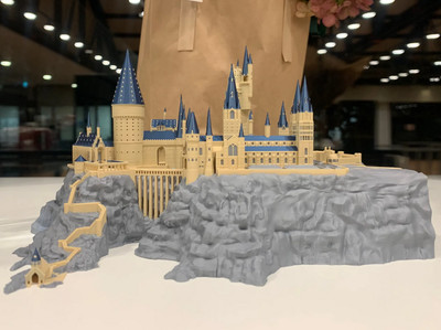 Hogwarts Schloss 100% Harry Potter Hermine Treue Reproduktion 