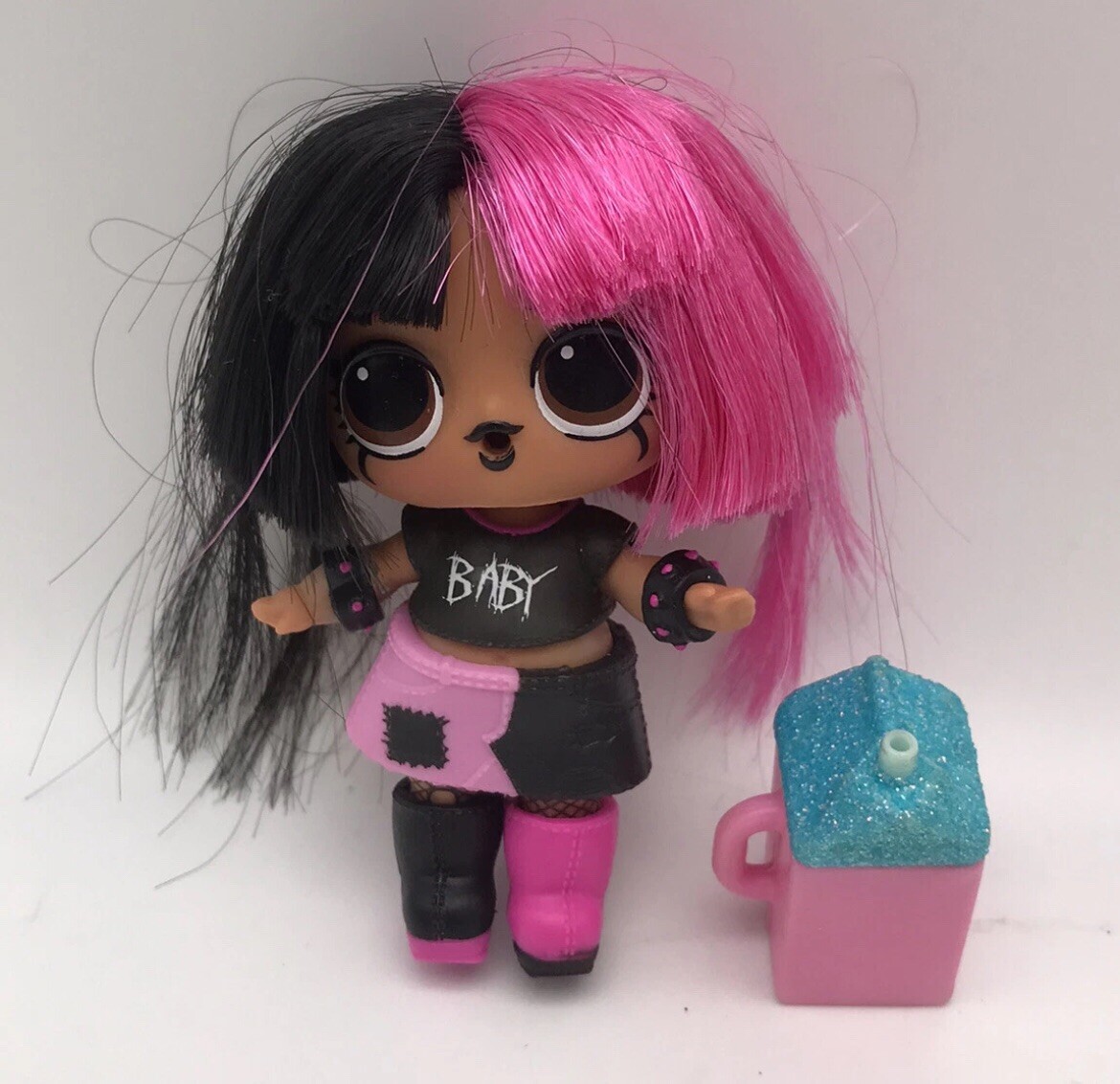 LOL Surprise Hair Goals Metal Babe Doll with Styling Accessories