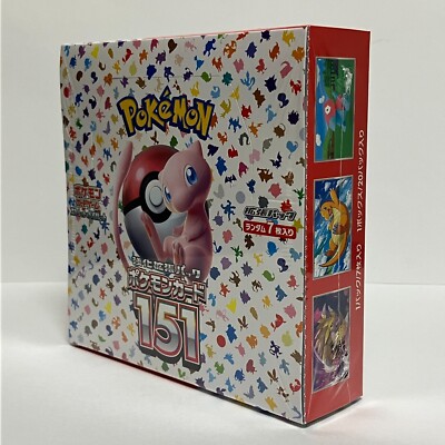 Pokemon Card 151 Booster Box sv2a Japanese w/shrink | eBay