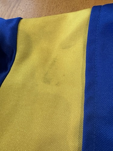 Chaqueta De Colección World Ju Jitsu Federation Karate Azul Amarillo Talla XL - Imagen 5 de 8
