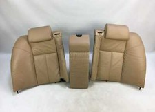 Bmw E38 740il Sand Tan Heated Leather Rear Seats Backrests Cushion 1995-2001 Oem