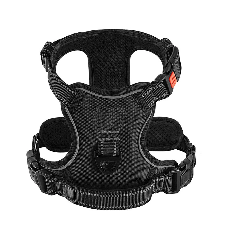 Dog Harness No-Pull Pet Harness Adjustable Outdoor Pet Vest reflection