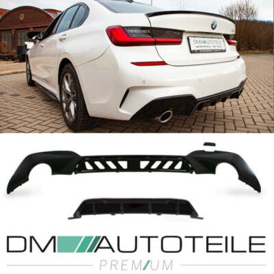 Sport-Performance Heckdiffusor schwarz glanz passt für BMW 3er G20 G21 M-Paket a