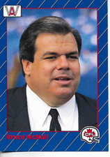1991 All World Canadian Football CFL Bruce McNall Card #2
