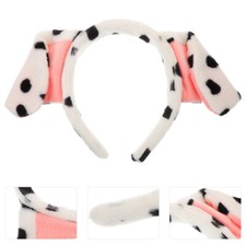 Cartoon Dog Ears Headband Dalmatian Ears Hairhoop Xmas Cosplay Headdress Prop