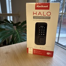 Kwikset HALO Matte Black Touchscreen WiFi Key...