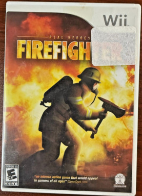 Real Heroes: Firefighter (Nintendo Wii, 2009) - Very Good!