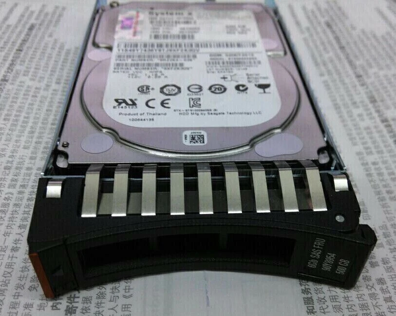 IBM 90Y8957 500GB 90Y8954 SYSTEM X 90Y8953 7.2K RPM 6Gb/s 2.5 SAS HDD Hard Drive - Image 4 of 4