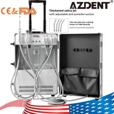 Portable Dental Delivery Unit High Suction Air Compressor 4h Water Supply System