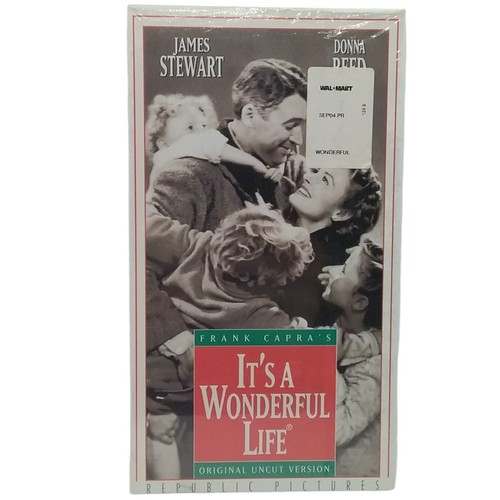 It's A Wonderful Life VHS 2000 B&W