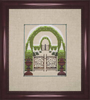 Nora Corbett Cross Stitch Pattern - NC309  Sleeping Snow Garden