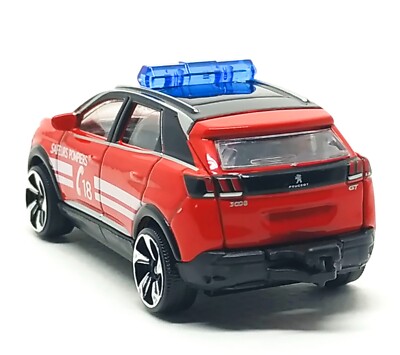 Majorette Peugeot 3008 GT Sapeur Pompier 18 - Red 1:61 (3