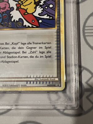 PSA 10 GERMAN 2010 Worlds Tropical Tidal Wave Black Star Pokemon