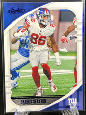 DARIUS SLAYTON - 2020 Absolute Football Blue Foil parallel card! Giants