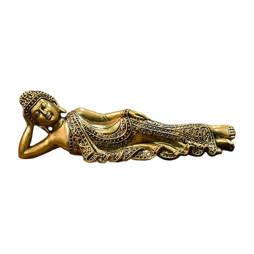 Buddha Figurine Resin Statue Artwork Craft for Tabletop Decor - Picture 10 of 11