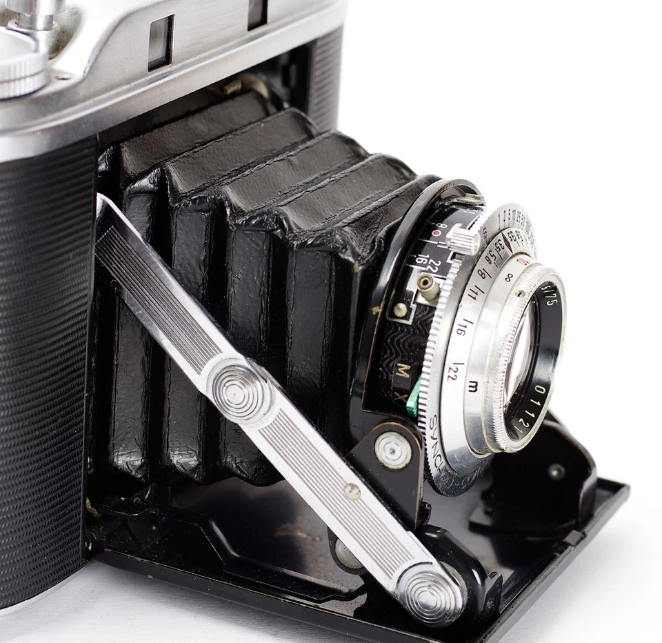 Lente para cámara fotográfica Agfa Isolette III 120 telémetro Solinar 3,5/75 mm No.T01121 •• Foto 4 de 4