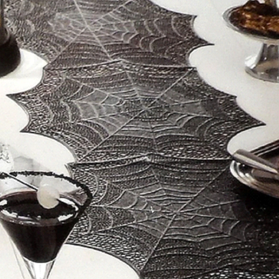 Midnight Market Spiderweb Table Runner - NWT - Image 3 of 3