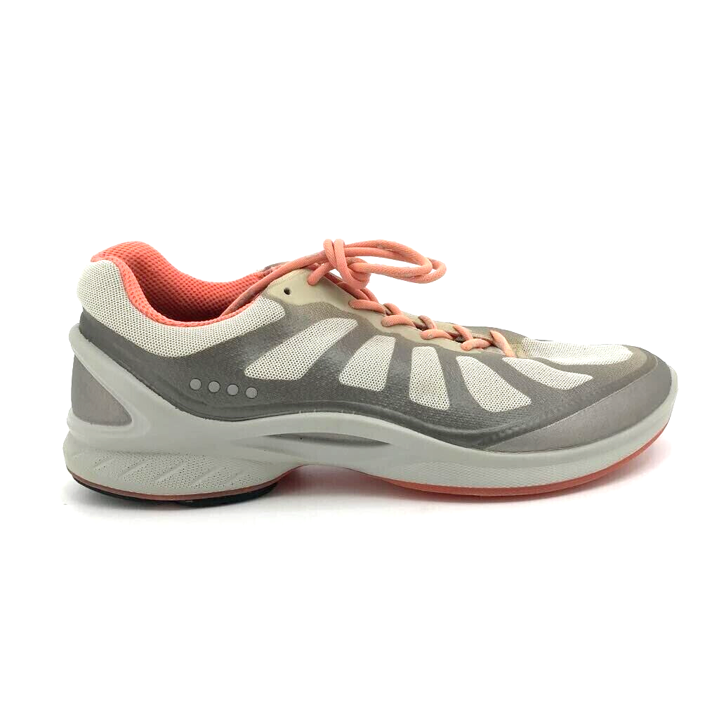 Ecco Womens Biom Natural Motion Athletic Shoes Gray Low Lace Up Eur 38 US 