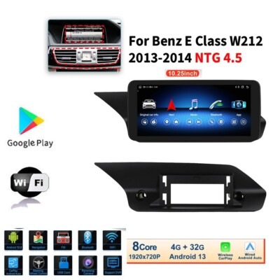 Car Radio Stereo CarPlay For Mercedes Benz E Class W212 NTG4.5 GPS BT5.0 2013/14
