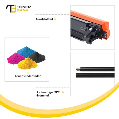 Toner Compatible With Brother TN-247 243 MFC-L3750CDW MFC-L3730CDN MFC-L3770CDW - Photo 6/20