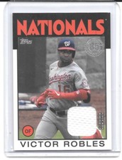 2021 Topps Series 1 1986 Topps Relic #VR Victor Robles (Nationals)