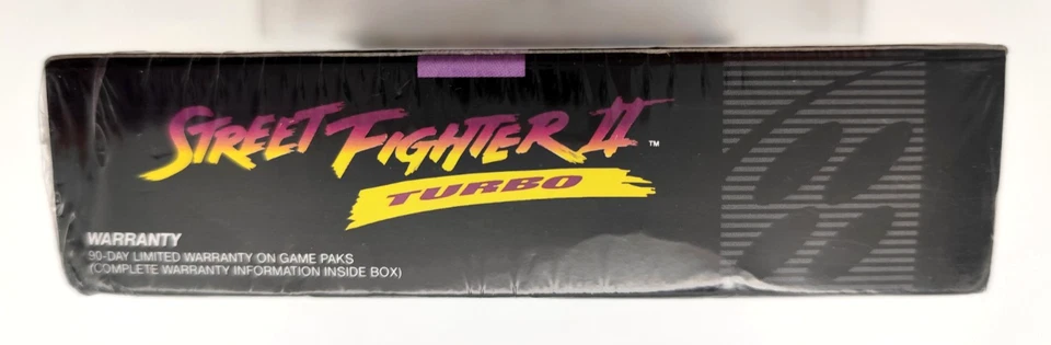 Street Fighter II: Turbo (Super Nintendo SNES, 1993) BRAND NEW Factory H-Sealed! - Image 4 of 4