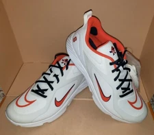 NIKE ALPHA HUARACHE ELITE 2 TURF SYRACUSE UNIVERSITY CW4829-102 MEN Sz 10.5 New