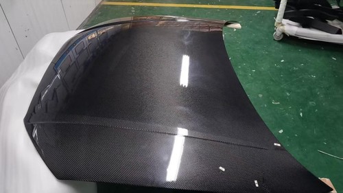 Carbon Motorhaube Haube Engine Bonnet Hood Passt für Audi A3 S line S3 2014-2016 - Picture 5 of 8