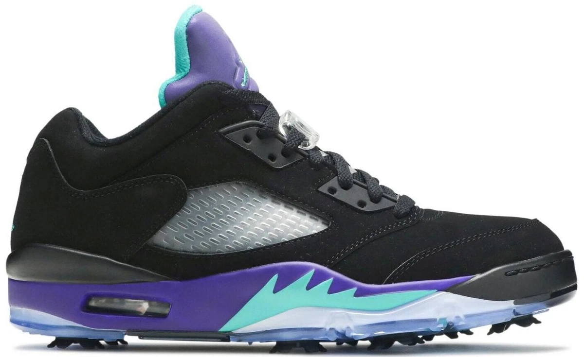 Jordan 5 Golf Low Black Grape for Sale | Authenticity Guaranteed
